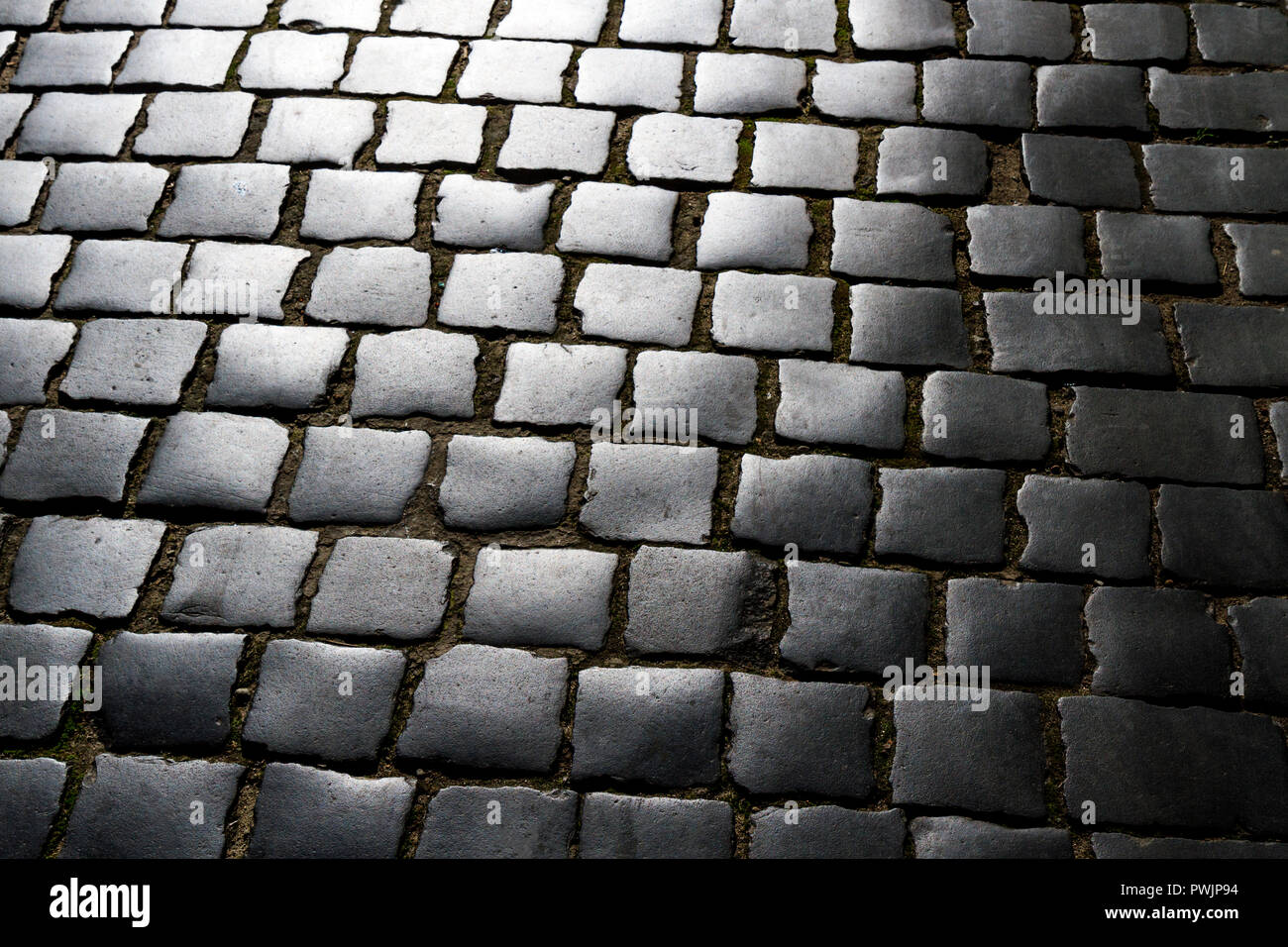 cobblestone square in gradient colors Stock Photo Alamy