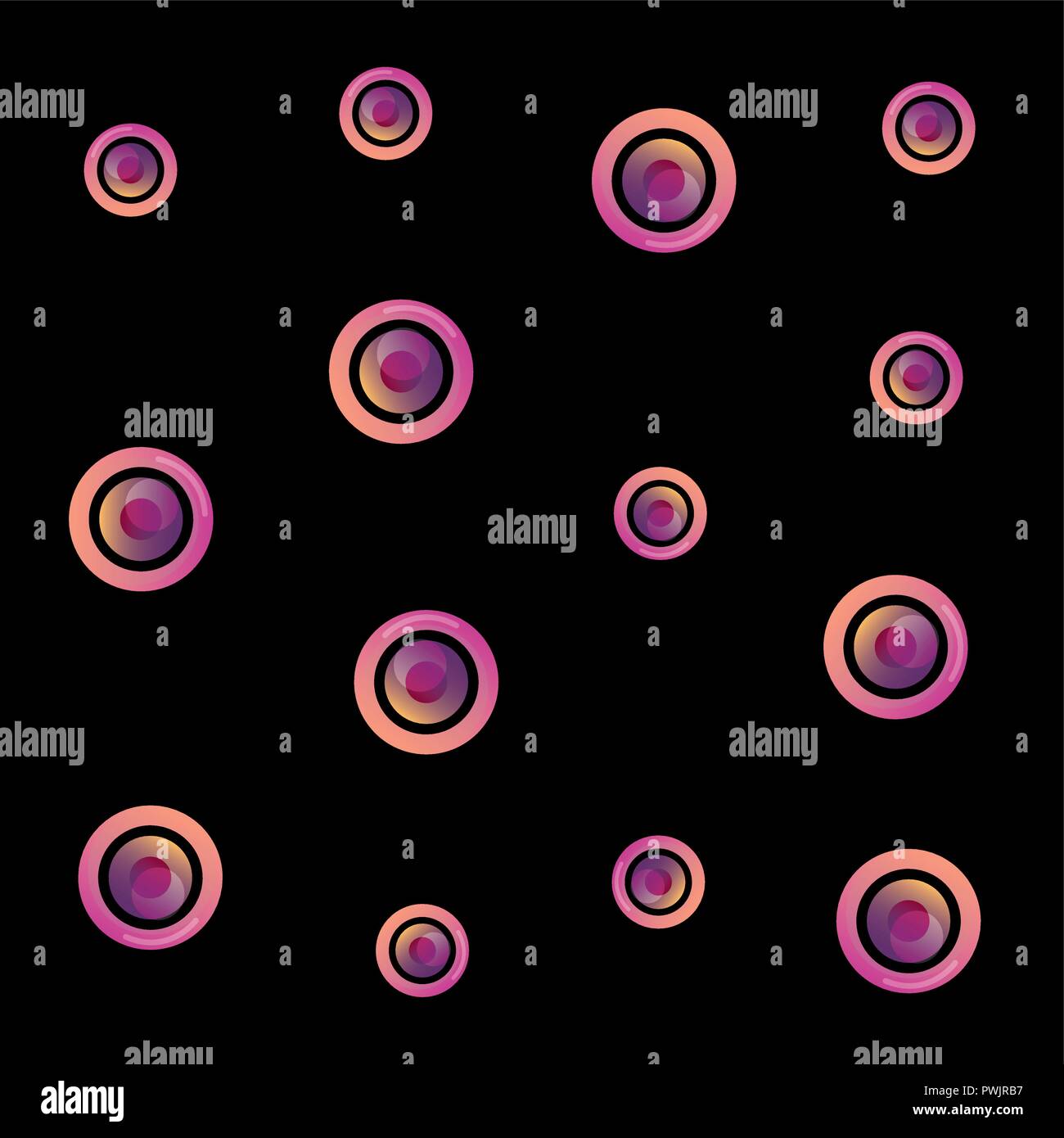 human eye optic vision pattern vector illustration Stock Vector Image