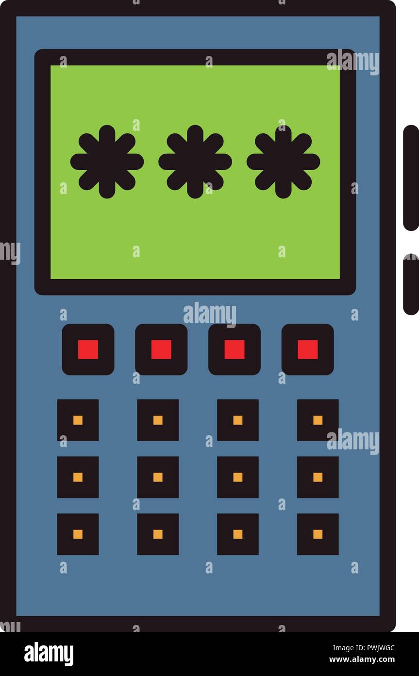 Door security device vector illustration graphic design Stock Vector