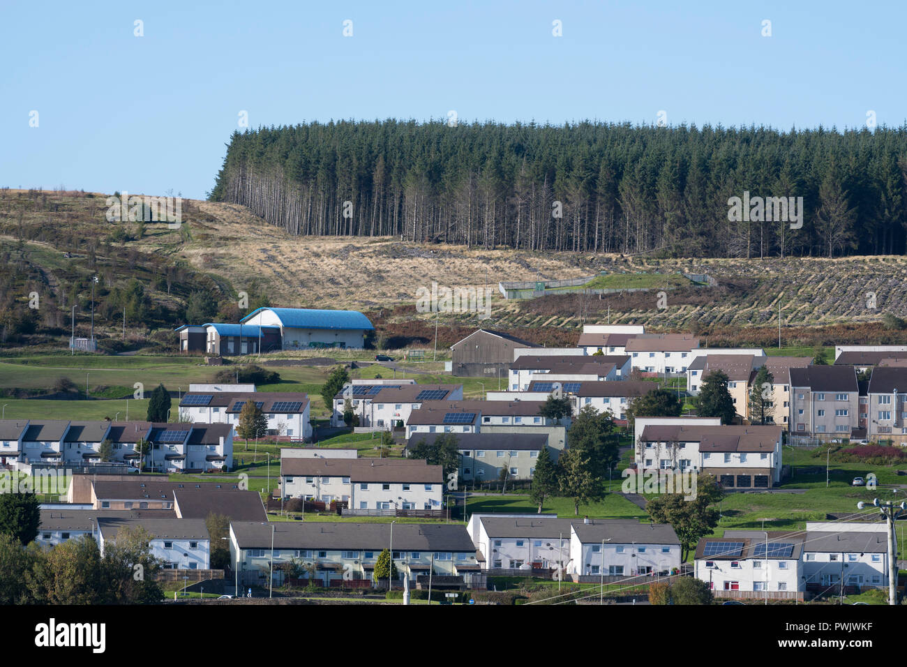 Houses rhondda valleys wales united hires stock photography and images