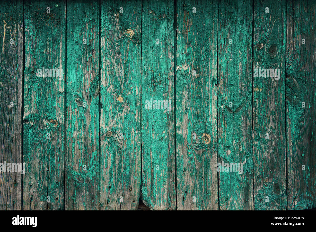 Green wooden background Stock Photo