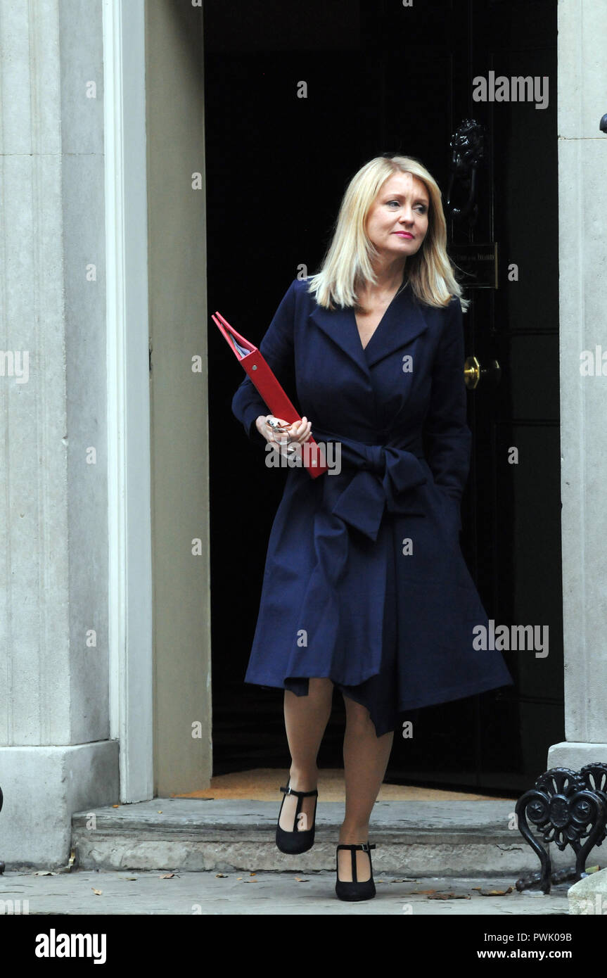 London, UK, 16 October 2018 10 Downing Street as PM Theresa May holds ...