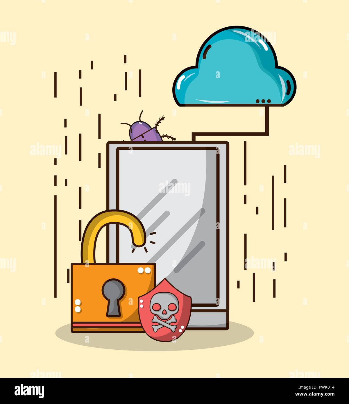 Security system technology Stock Vector Image & Art - Alamy