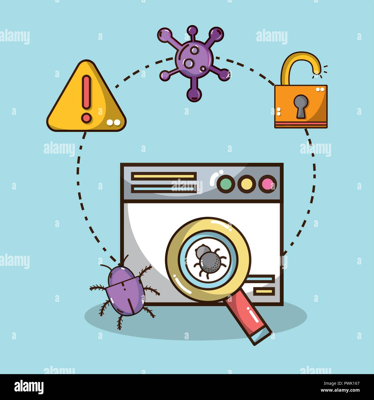Security system technology Stock Vector Image & Art - Alamy