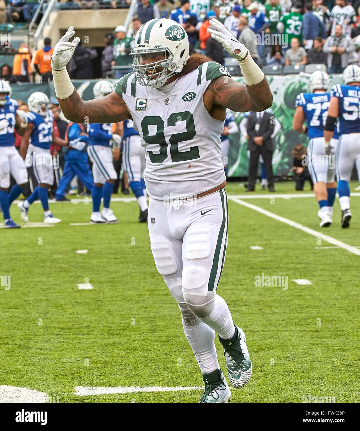 Leonard williams 99 nfl hi-res stock photography and images - Alamy