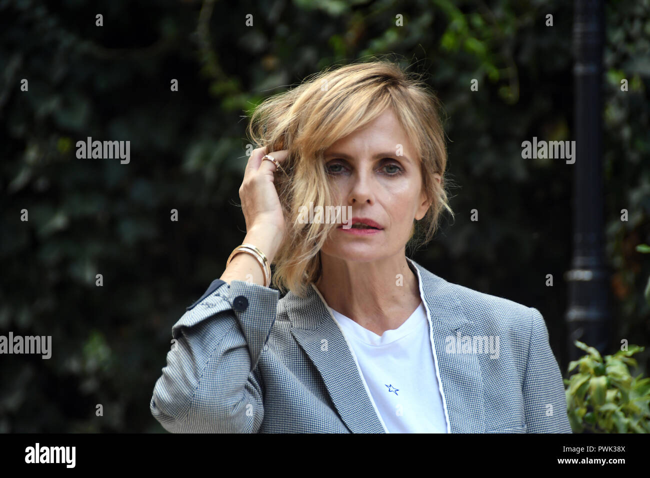 Rome Italy 16 October 2018 - Hotel Aldrovandi Villa Borghese - Presentation film EUFORIA photocall Isabella Ferrari in the role of Michela Credit: Giuseppe Andidero/Alamy Live News Stock Photo