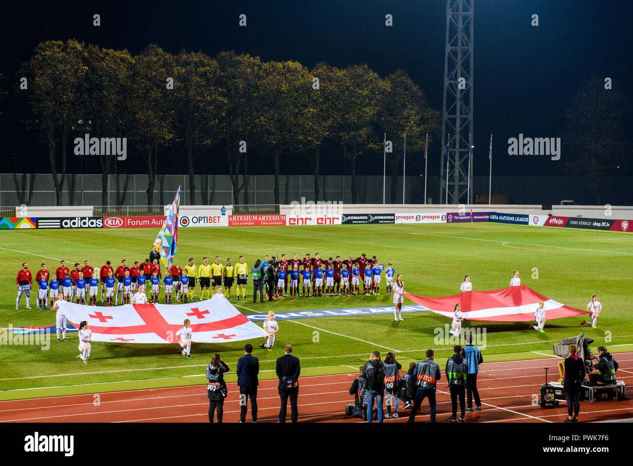 National football team latvia and national