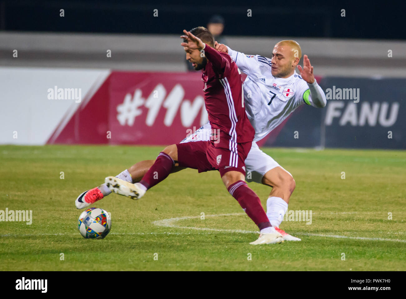 Latvia uefa nations league game between national football team hires