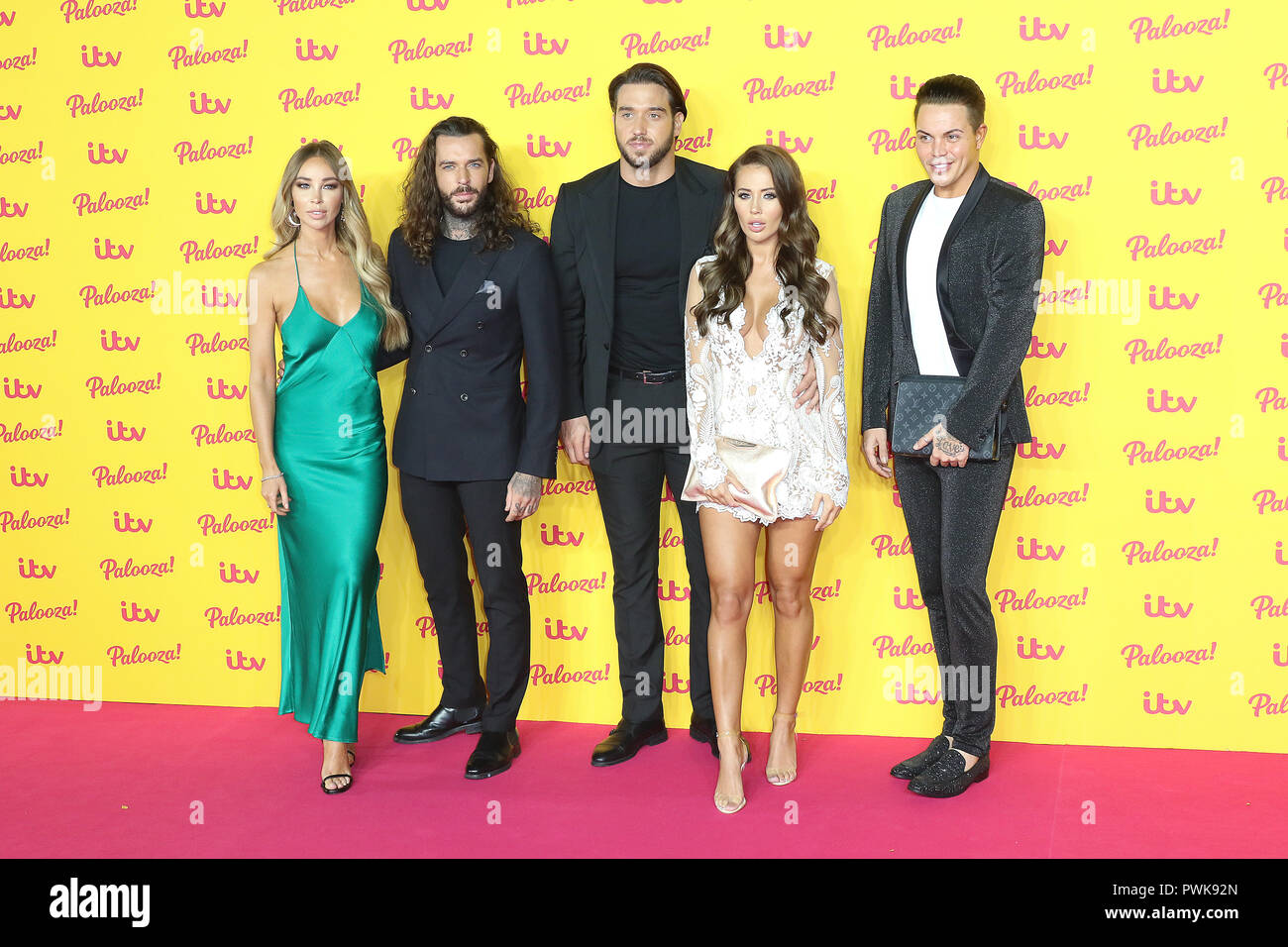 London, UK. 16th Oct 2018. Lauren Pope, Pete Wicks, James Lock, Yazmin
