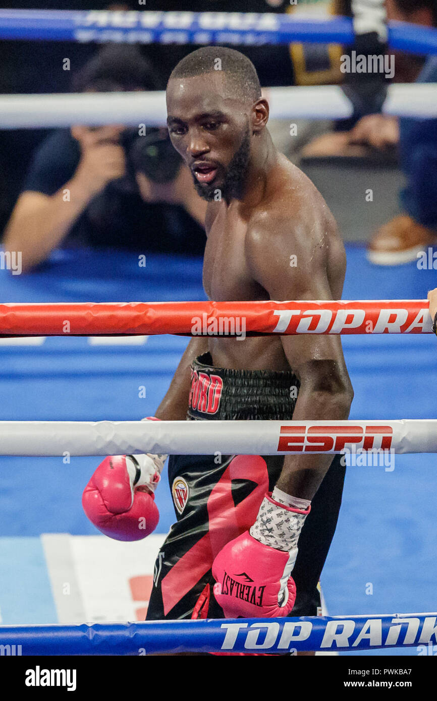 Omaha, NE U.S. 13th Oct, 2018. Terence ''Bud'' Crawford (Black and Pink