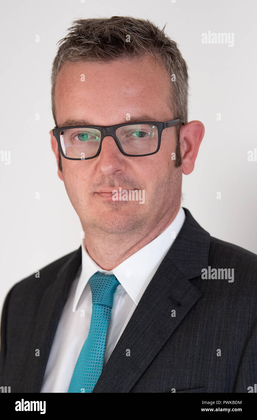 09 October 2018, Berlin: Christof Schulte, Head of the Financial Intelligence Unit (FIU), is with the Federal Ministry of Finance. Schulte is head of the Ministry's anti-money laundering unit. Photo: Fabian Sommer/dpa Stock Photo