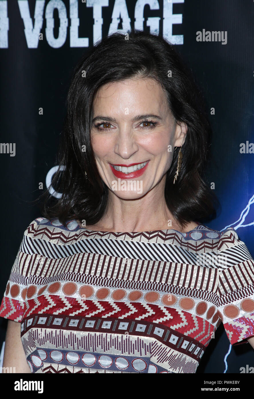 Hollywood, Ca. 16th Oct, 2018. Perrey Reeves, pictured at the "High