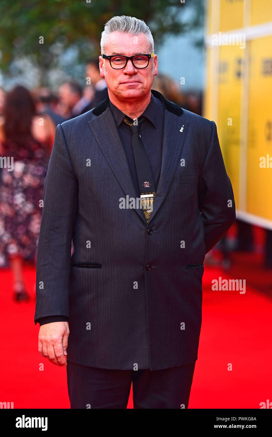 Mark Kermode arrives at the world premiere of They Shall Not Grow Old at BFI Southbank in London as part of the BFI London Film Festival. Stock Photo