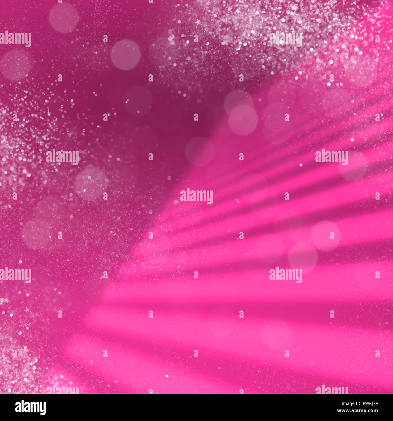 Pink Red Star Dust Neon Christmas Holiday Glowing Background Decoration ...