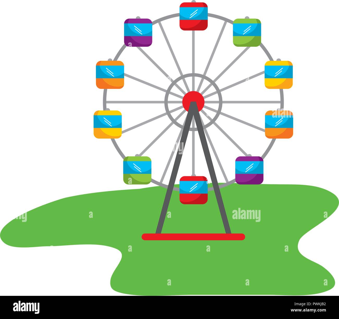 carnival fun fair vector illustration Stock Vector Image & Art - Alamy