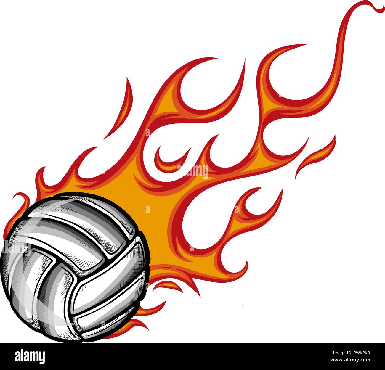 Volleyball cartoon hi-res stock photography and images - Alamy