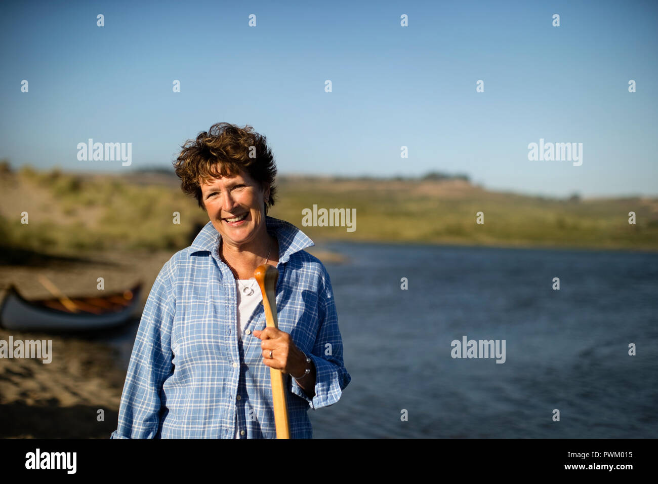 Portrait of a smiling mature woman Stock Photo - Alamy
