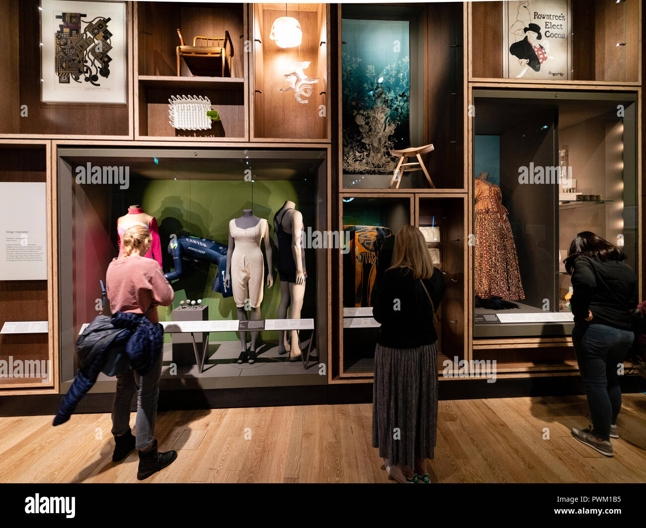 Interior of the Scottish Design Galleries at new V&A Museum in Dundee , Scotland, UK. Stock Photo