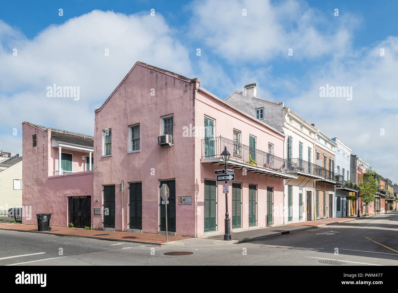 Buildings in the French Quarter Stock Photo - Alamy