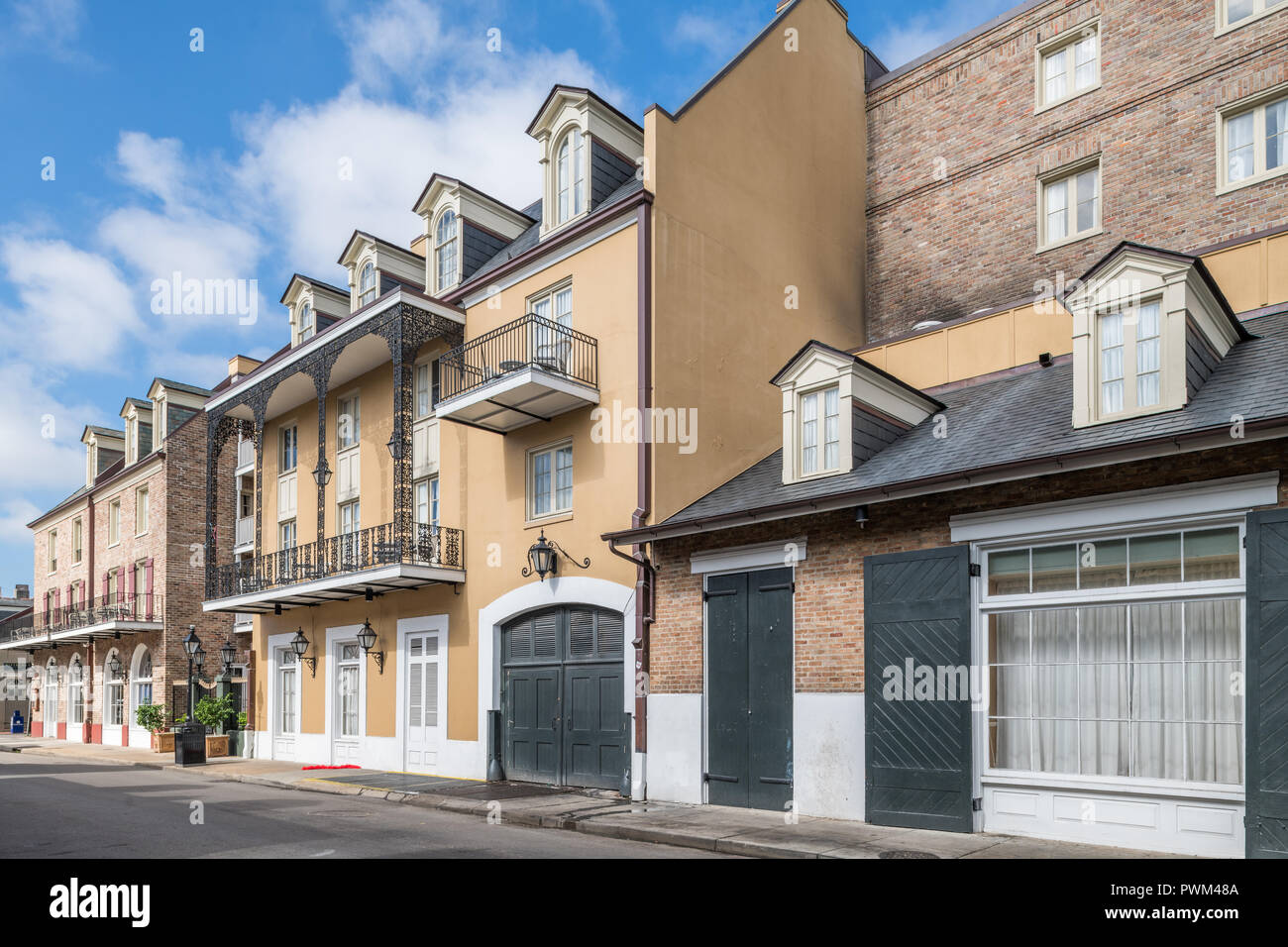 Buildings in the French Quarter Stock Photo - Alamy
