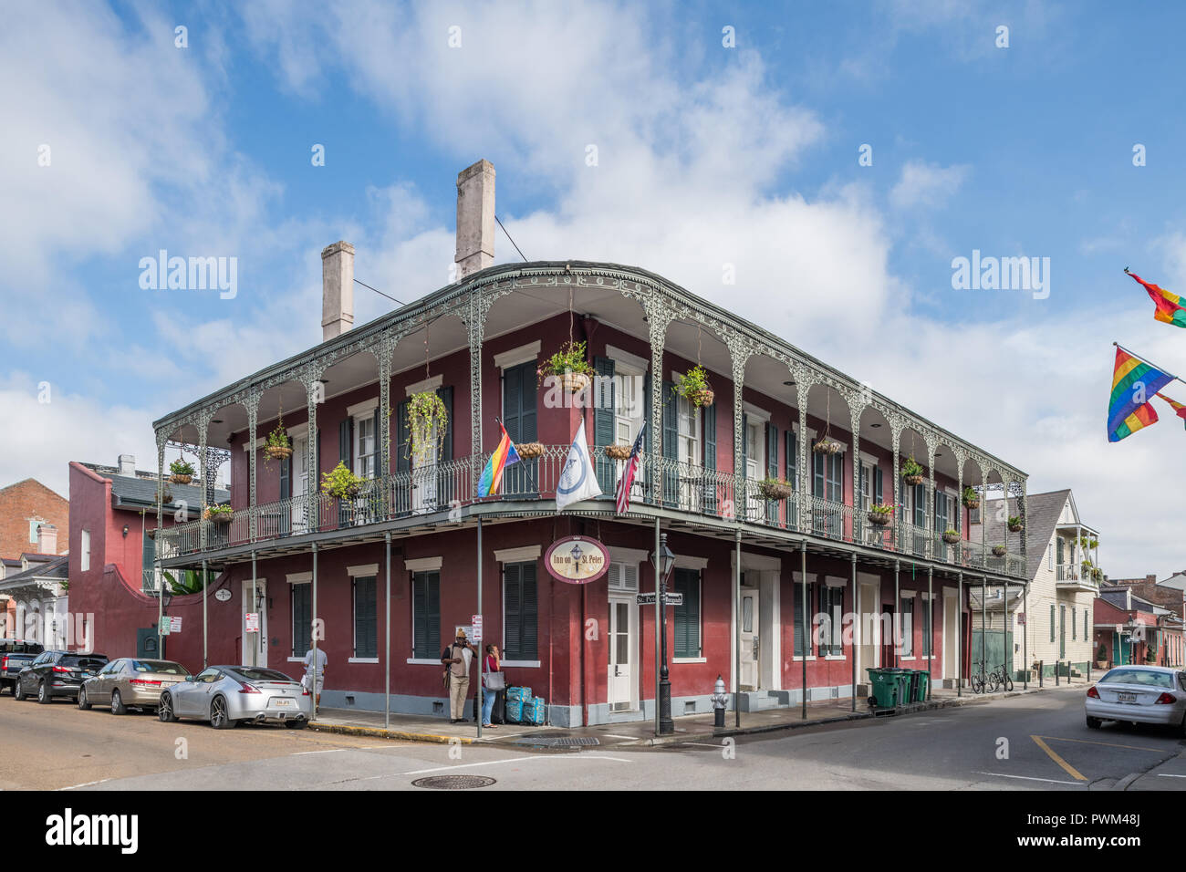 Buildings in the French Quarter Stock Photo - Alamy