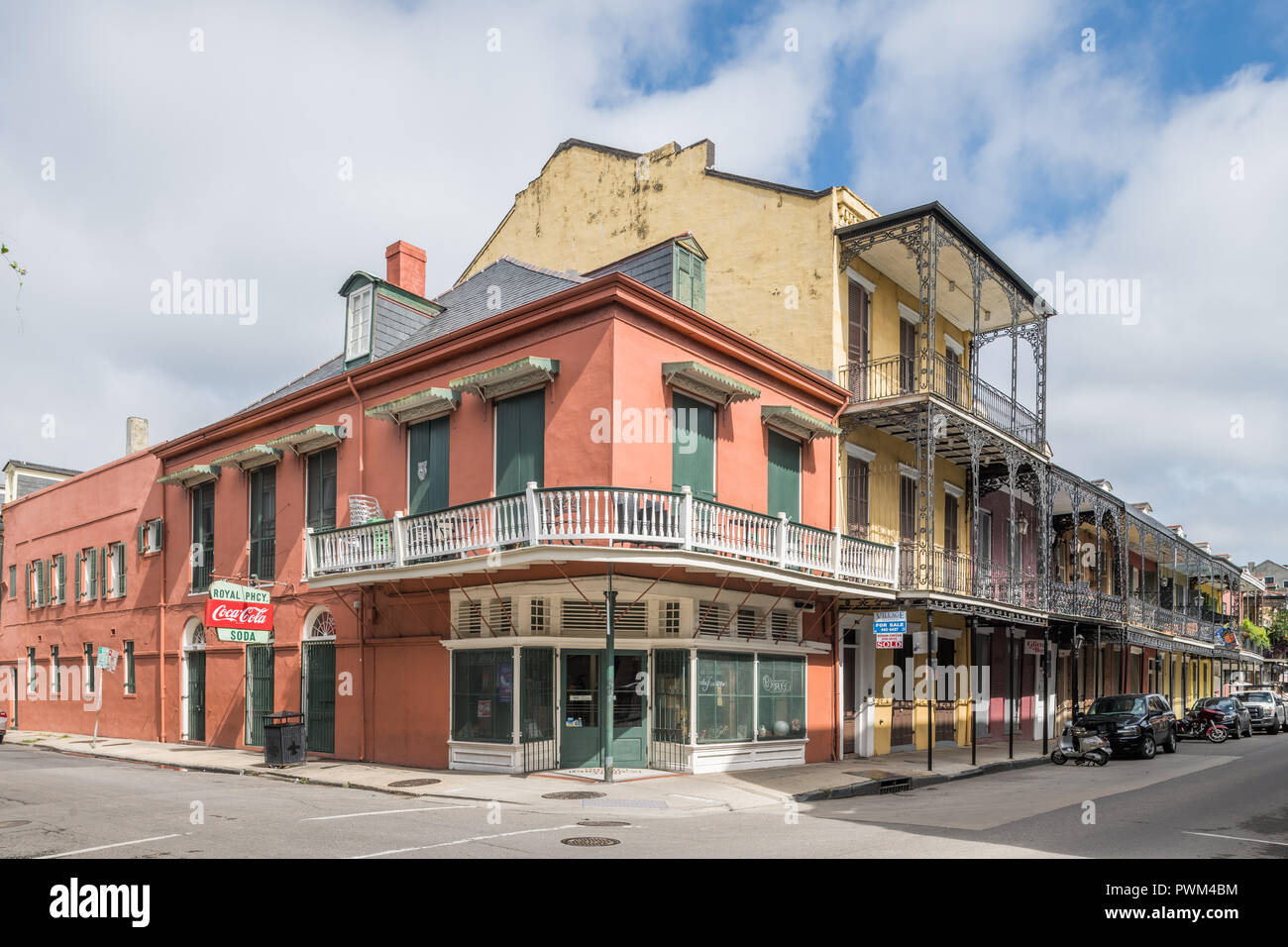 Buildings in the French Quarter Stock Photo - Alamy