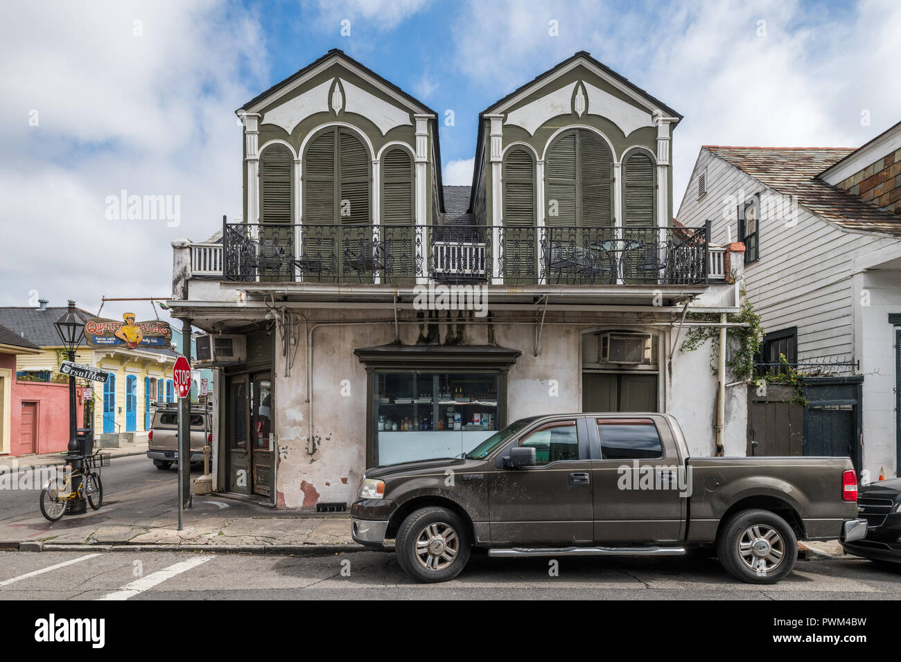 Buildings in the French Quarter Stock Photo - Alamy