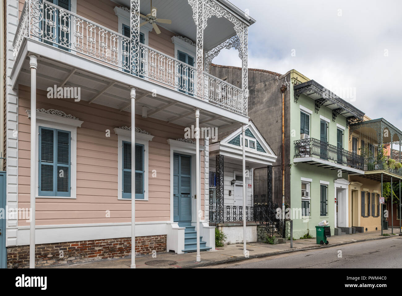 Buildings in the French Quarter Stock Photo - Alamy
