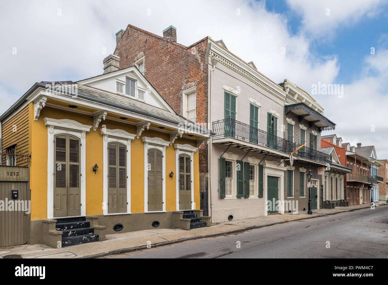 Buildings in the French Quarter Stock Photo - Alamy