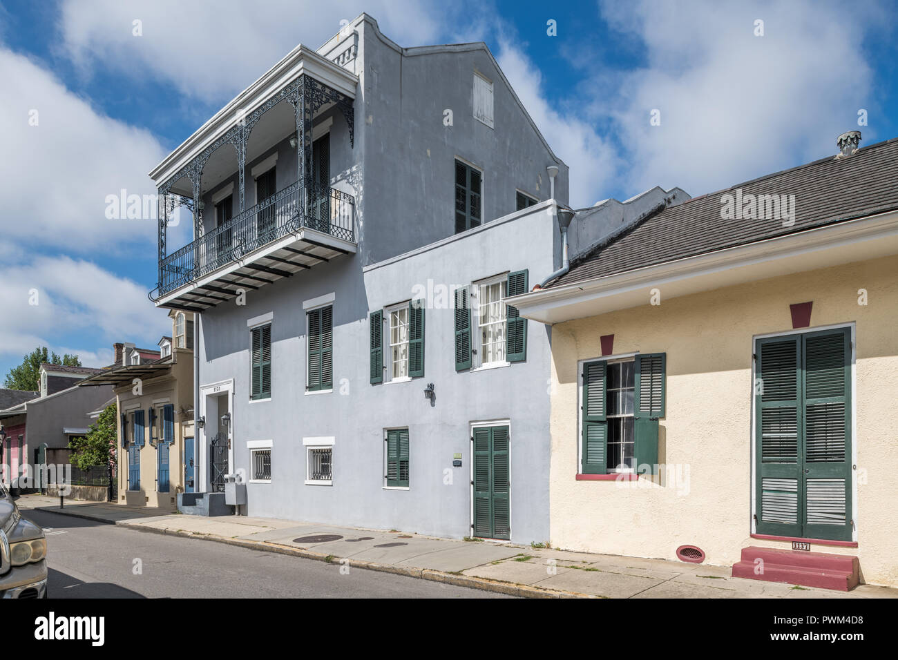 Buildings in the French Quarter Stock Photo - Alamy