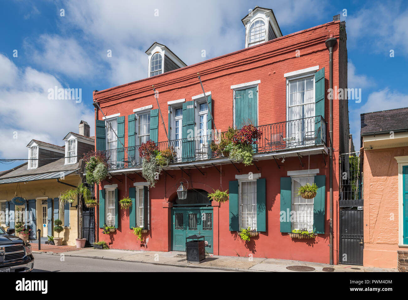 Buildings in the French Quarter Stock Photo - Alamy