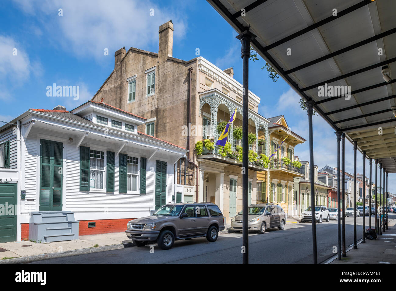Buildings in the French Quarter Stock Photo - Alamy