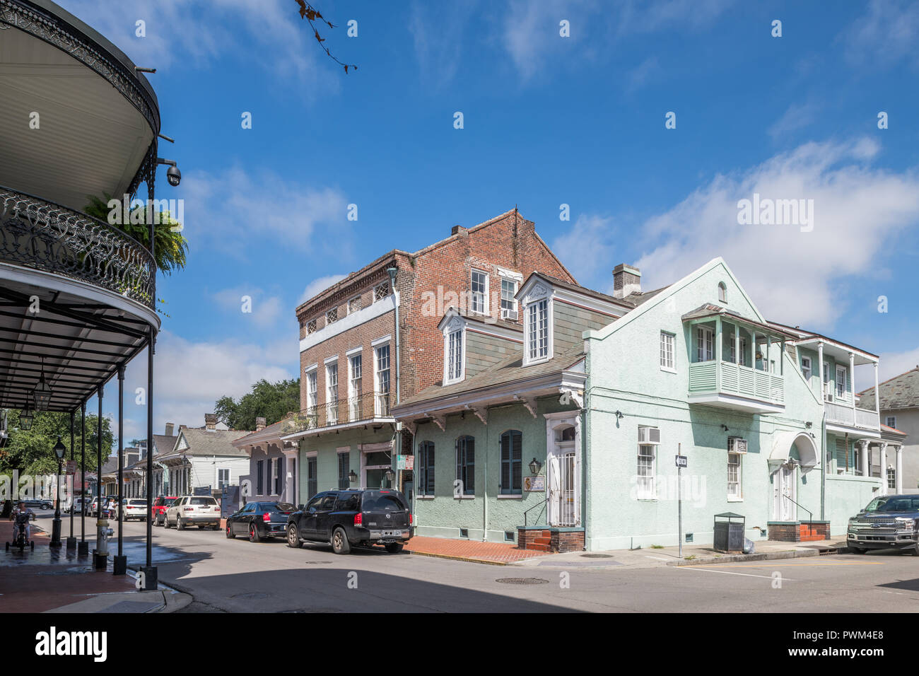 Buildings in the French Quarter Stock Photo - Alamy