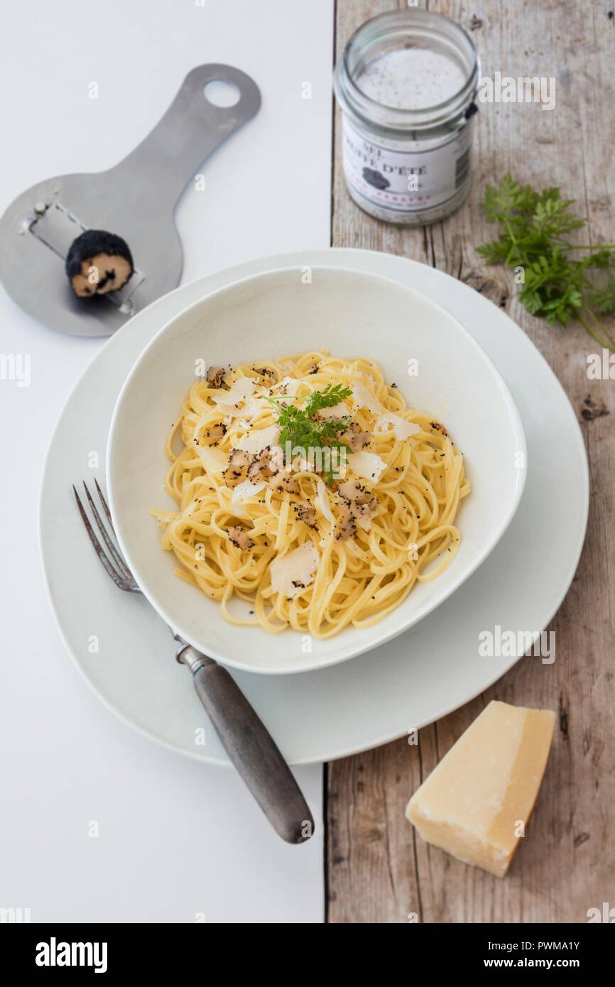 Truffle pasta hires stock photography and images Alamy