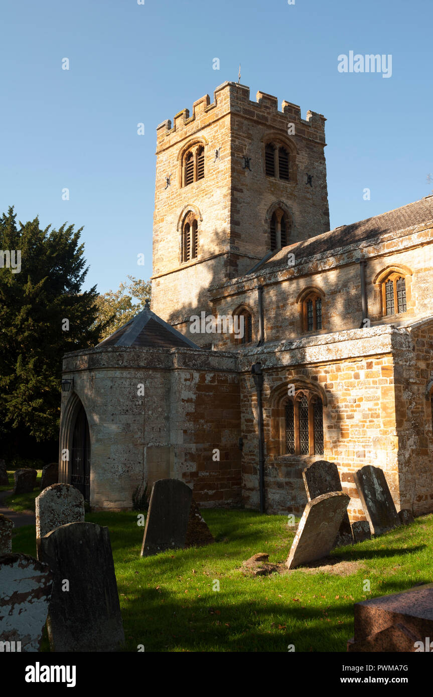 St. John the Baptist Church, Quinton, Northamptonshire, England, UK