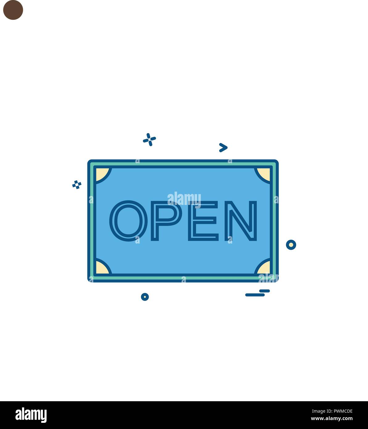 card open shop icon vector design Stock Vector Image & Art - Alamy