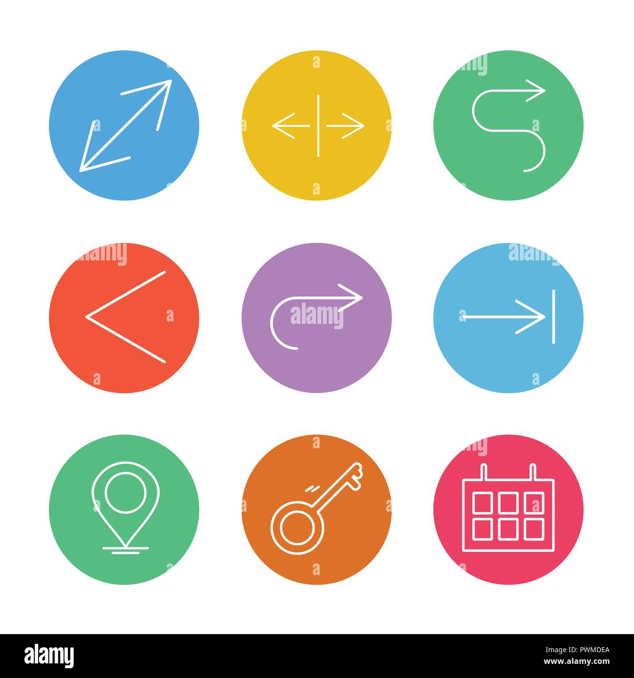 navigation , calender , arrows , directions , avatar , download ...