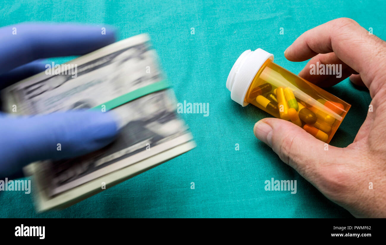 Doctor Sells Medicine To A Sick Person In A Hospital Clandestinely