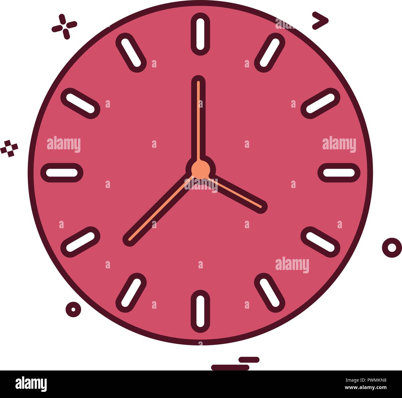 clock time seconds icon vector design Stock Vector Image & Art Alamy
