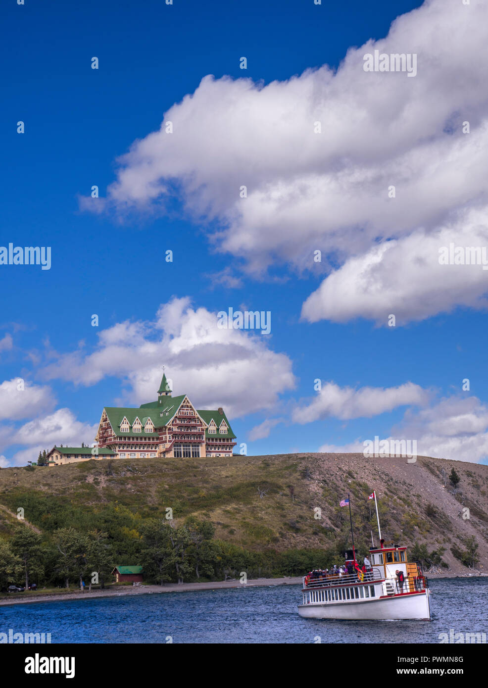 Canada, Alberta,Waterton Lakes National Park, Prince of Wales Hotel