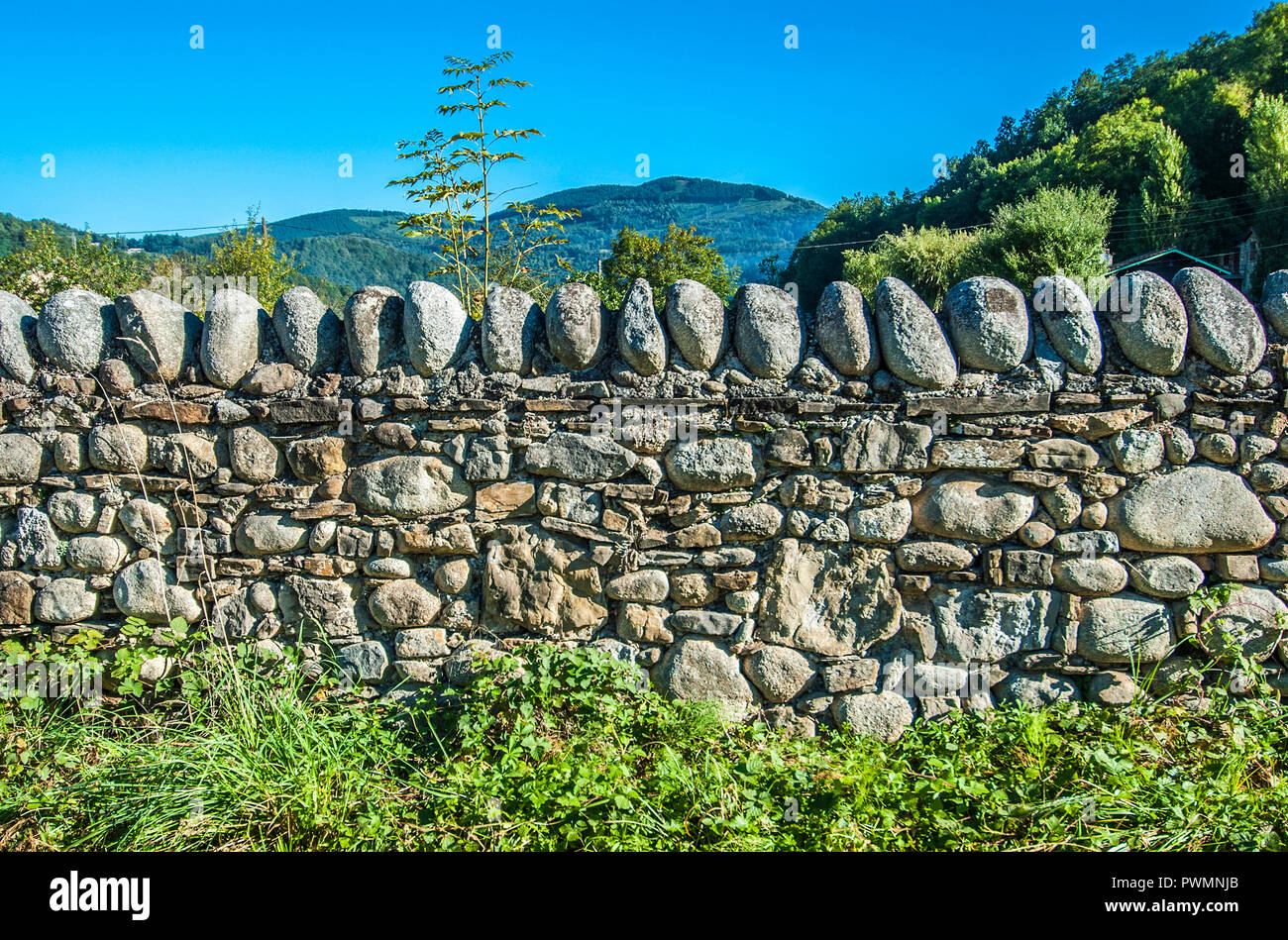 Traditional Pebbles Made Wall High Resolution Stock Photography and ...