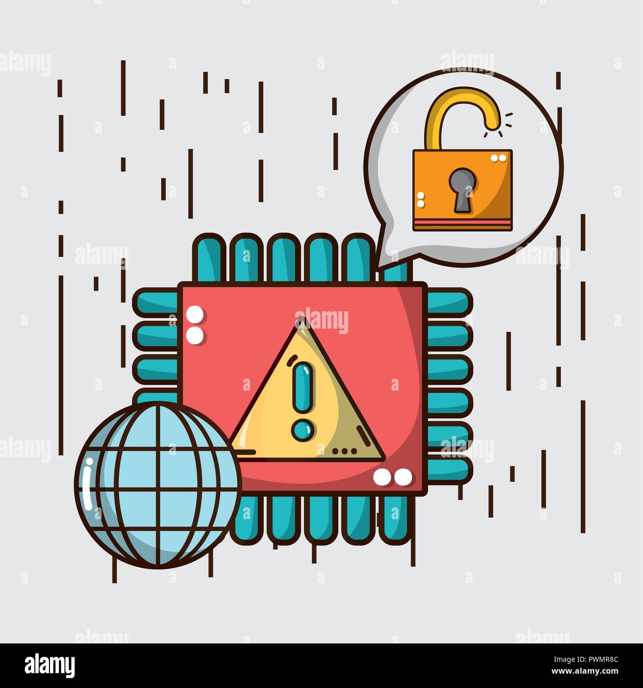 Security system technology Stock Vector Image & Art - Alamy