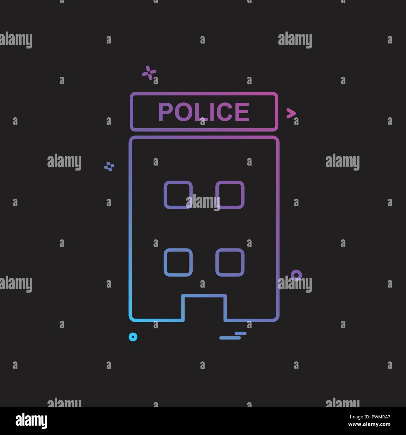 building police station icon vector design Stock Vector Image & Art - Alamy