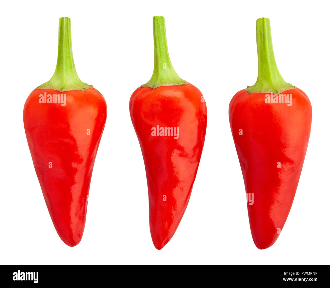 red chilli pepper path isolated Stock Photo Alamy