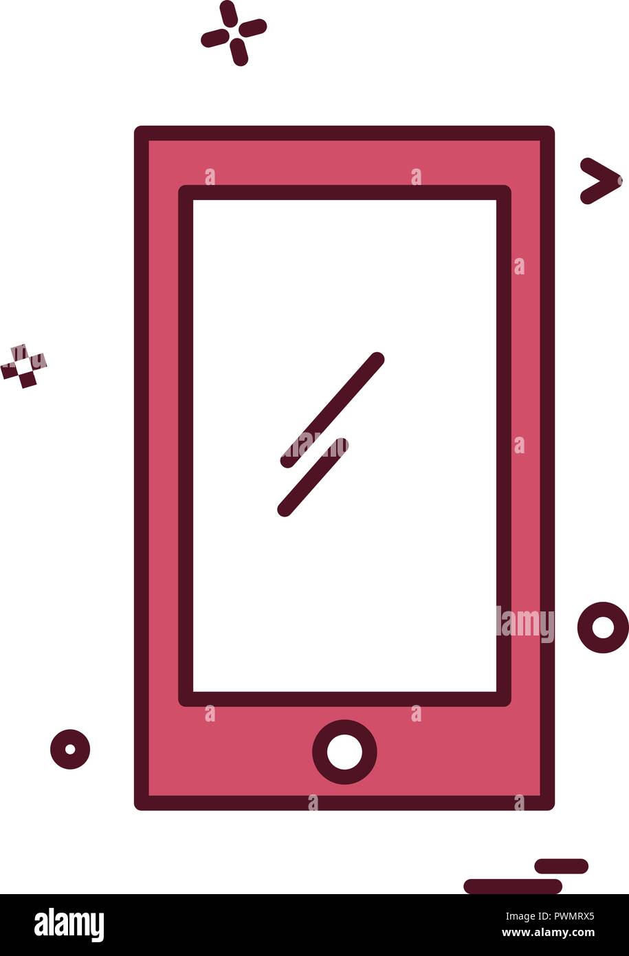Smart phone icon design vector Stock Vector Image & Art - Alamy