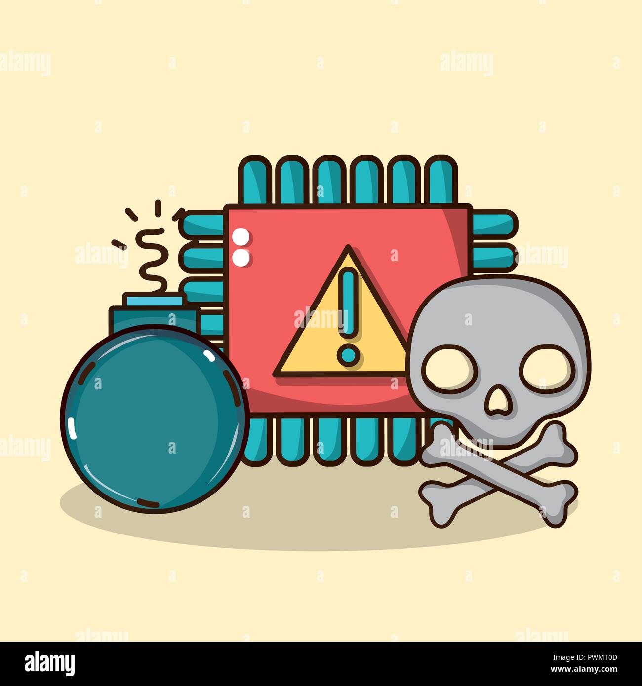 Security system technology Stock Vector