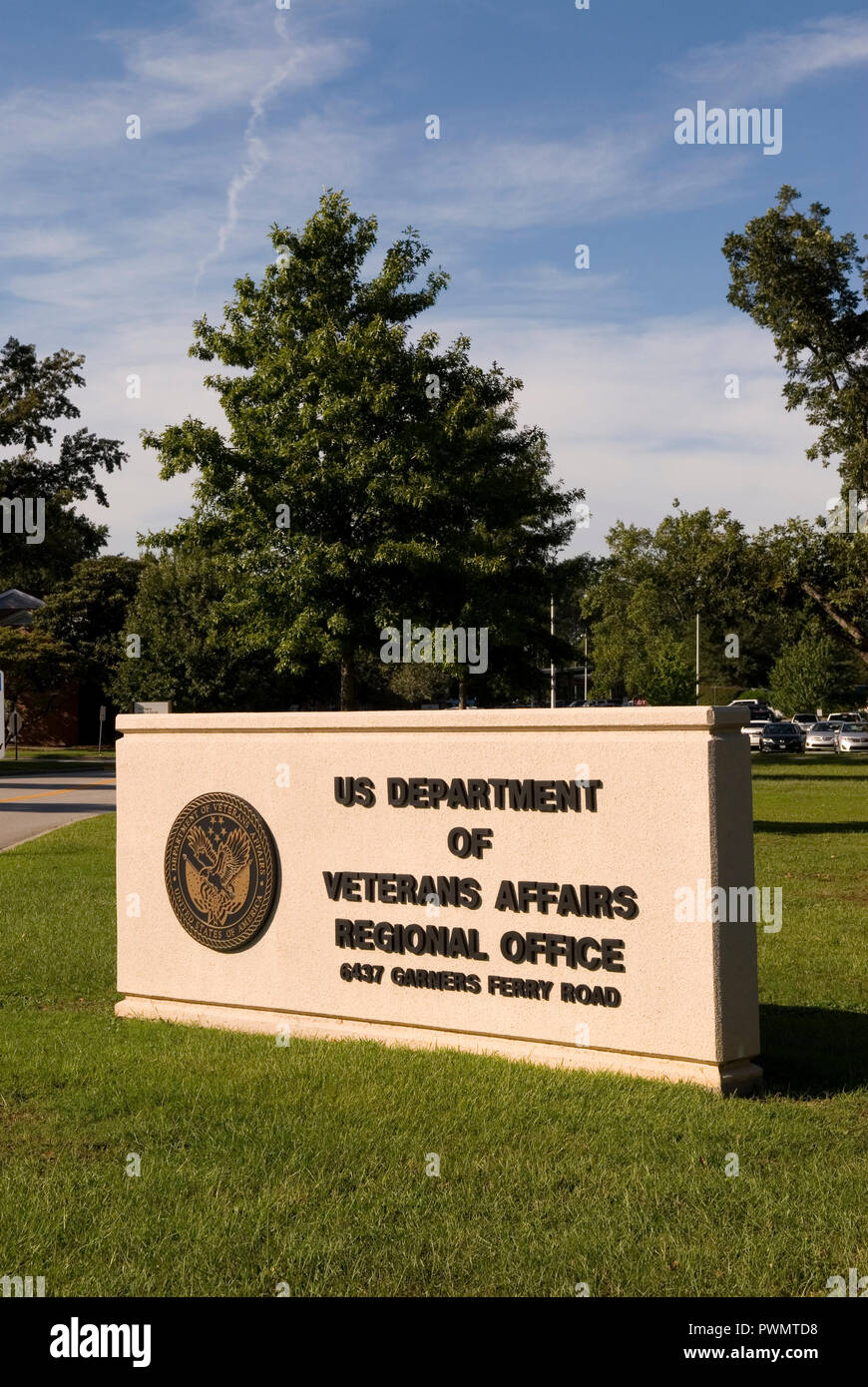 US Department of Veterans Affairs Regional Office, Columbia, South Carolina USA. Stock Photo