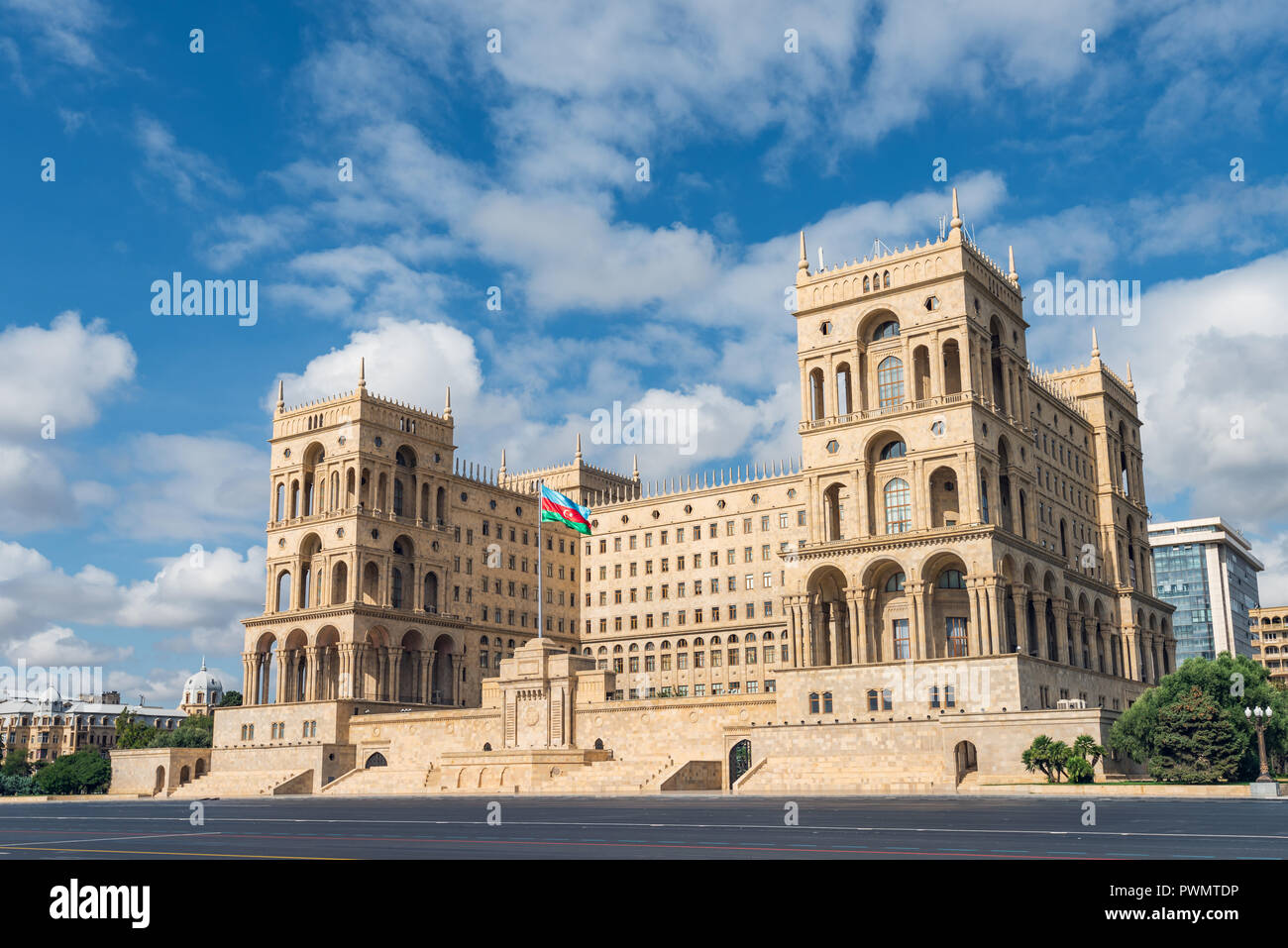 Government House in Baku city, Azerbaijan Republic Stock Photo