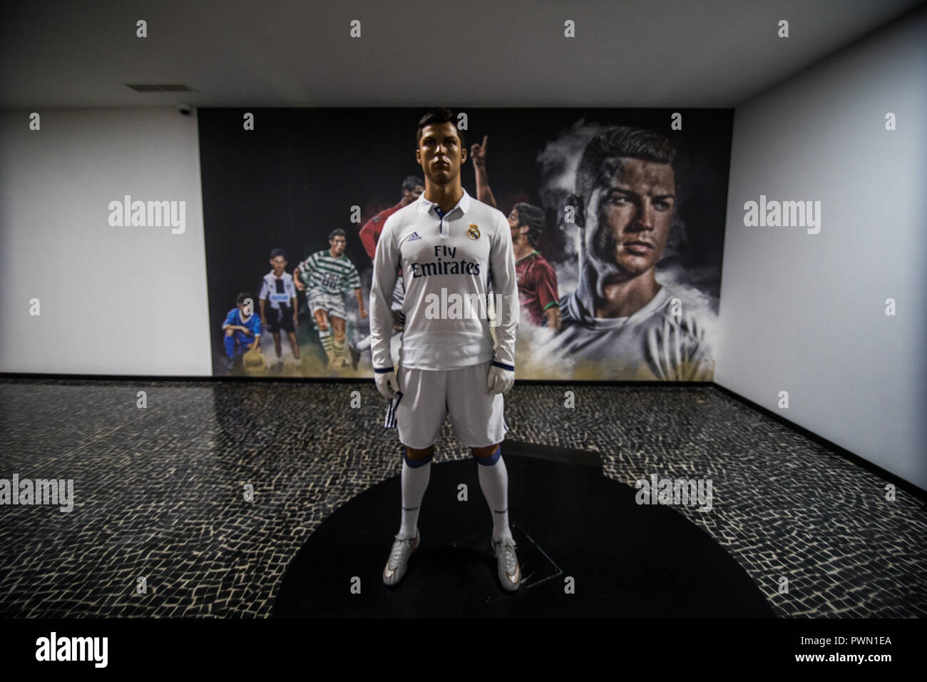 FUNCHAL, MADEIRA, PORTUGAL - July, 2018: The Christiano Ronaldo Pestana CR hotel and museum is pictured on the Funchal waterfront on the Portuguese is Stock Photo