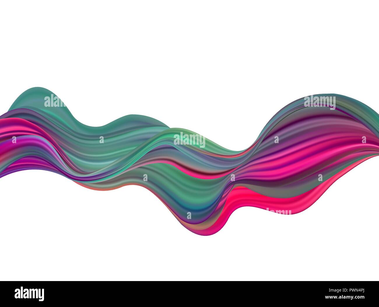 Abstract colorful vector background, color flow liquid wave for design ...